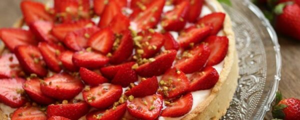 tarte aux fraises et fromage frais